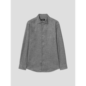 갤럭시 챠콜 기모 솔리드 셔츠 애쉬 GA5964U114_이미지