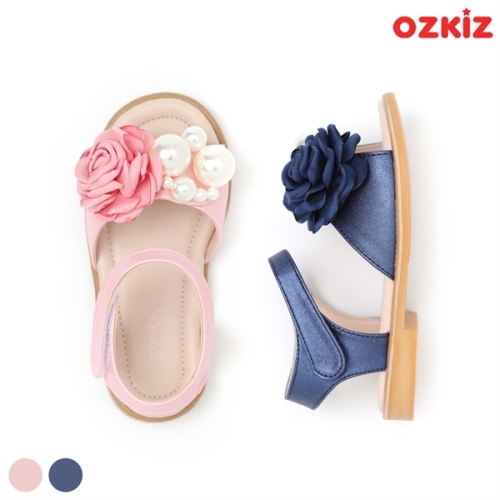 오즈키즈 오즈세컨 벨플라워 유아동 여아 여름 찍찍이샌들