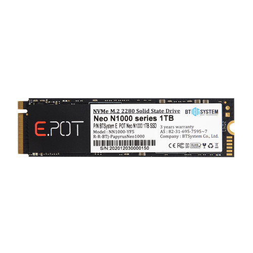 비티시스템 E.POT Neo N1000 M.2 NVMe (256GB)_이미지