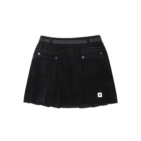 온오프 코듀로이 스커트 OF4092LB_BLACK