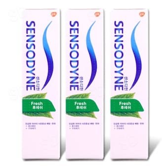 <b>센소다인</b> <b>멀티</b><b>케어</b> 치약 100g x 3개 + 후레쉬 치약 100g x 3개
