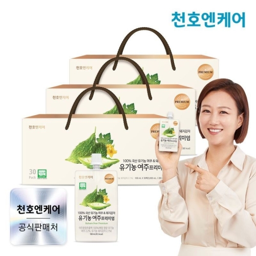 천호엔케어 유기농 여주 프리미엄 100ml 30포 (3개)_이미지
