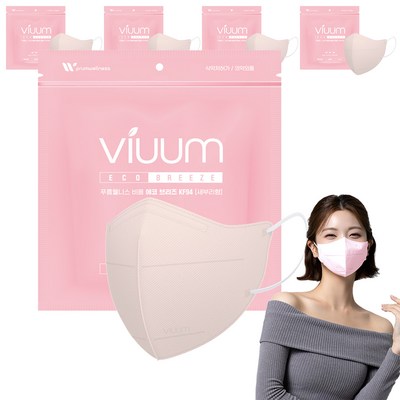 푸름웰니스 비움 에코 브리즈 중형 KF94 (125매)_이미지