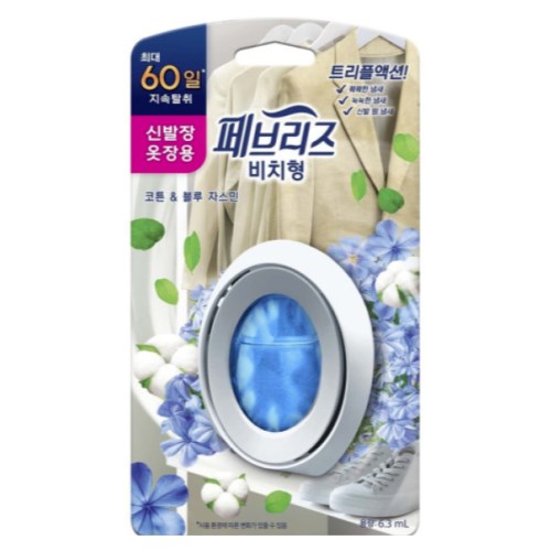 페브리즈 코튼 앤 블루자스민 6.3ml이미지입니다. 누르면 해당 게시물로 새창이동합니다.