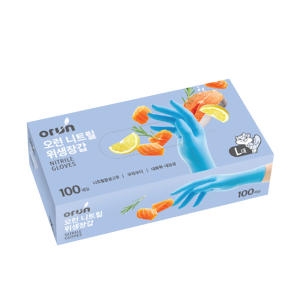 오런 니트릴 위생장갑 L 100매