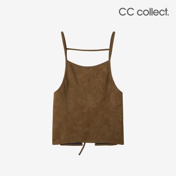 인조스웨이드 레이어드 탑 CA_C254MST031