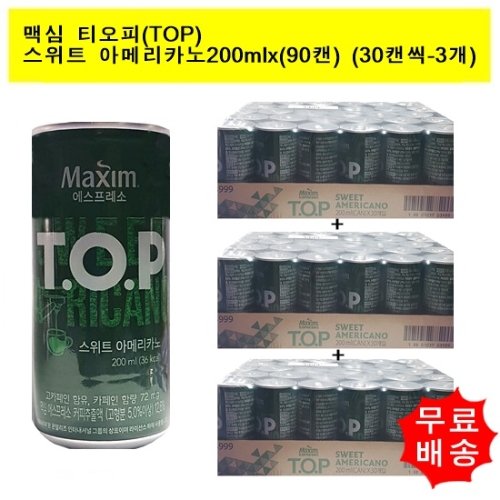 동서식품 맥심 에스프레소 티오피 스위트 아메리카노 200ml (90개)