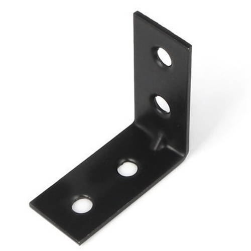 이누데코 모네스페스 26번 ㄱ자 꺽쇠 블랙 (40mm x 18mm x 1.6T)_이미지