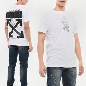  오프화이트 드리핑 애로우 반팔 티셔츠_OMAA027R201850050110 상품이미지