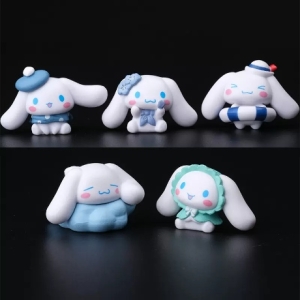 산리오 시나모롤 피규어 5종세트이미지입니다. 누르면 해당 게시물로 새창이동합니다.