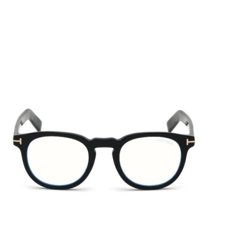 톰포드 로고 라운드 키홀 브릿지 안경테 FT5629-48001 001 48