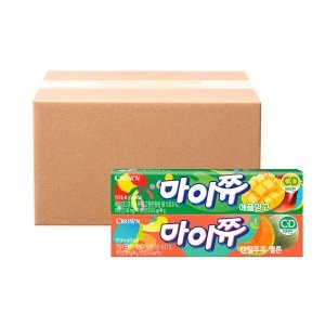 크라운제과 마이쮸 캔털루프 멜론 44g (120개)_이미지