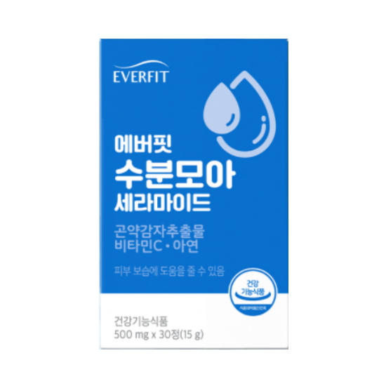 내츄럴플러스 에버핏 수분모아 세라마이드 30정 (13개)