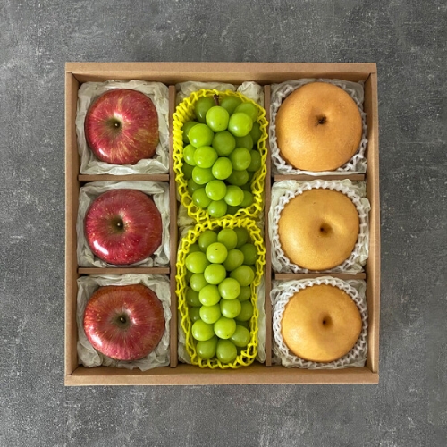친환경팔도 알찬 사과 배 샤인머스켓 혼합과일 선물세트