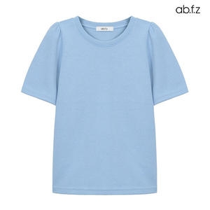 퍼프소매 무지 라운드넥 반팔 티셔츠 AFZ5MK41A 데일리 출근룩 데이트룩643162