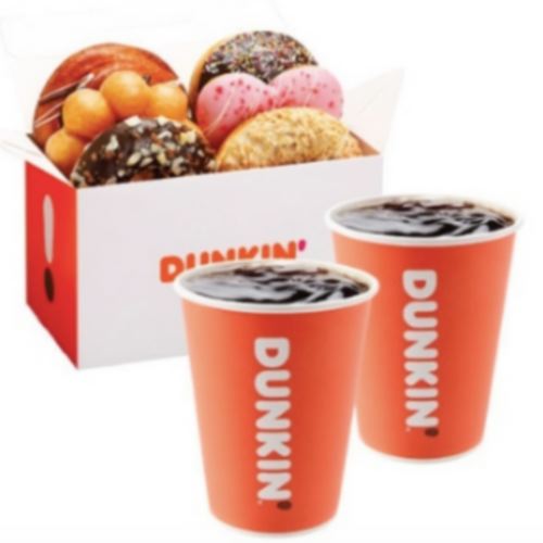 던킨도너츠 ㅤ도넛 10개팩 + 아메리카노 (S) 2잔 교환권_이미지