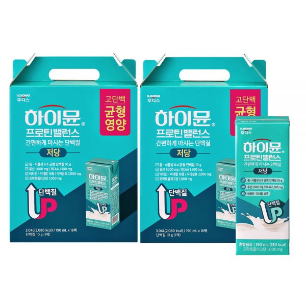 일동후디스 하이뮨 프로틴밸런스 저당 190ml (32개)_이미지