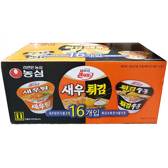 농심 농심 새우탕면 115gx8 튀김우동 111gx8이미지입니다. 누르면 해당 게시물로 새창이동합니다.