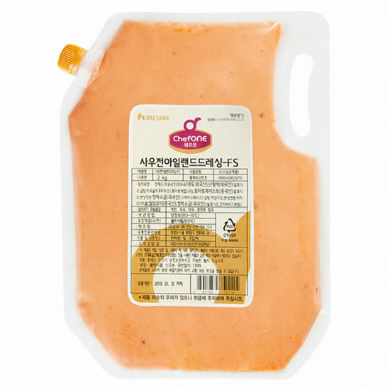 쉐프원 사우전아일랜드드레싱-FS 2kg (1개)_이미지