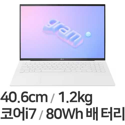 LG전자 2023 그램16 16ZD90R-GX76K WIN11 (SSD 256GB)