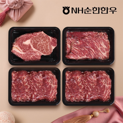 NH순한한우 1++등급 한우 구이정육 혼합선물세트 3호 1.2kg이미지입니다. 누르면 해당 게시물로 새창이동합니다.