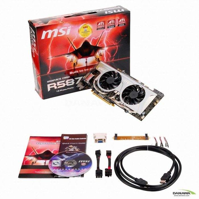 MSI 라데온 HD 5870 R5870 LIGHTNING D5 1GB 대원_이미지