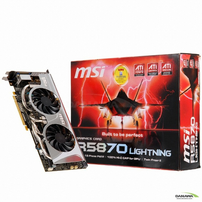 MSI 라데온 HD 5870 R5870 LIGHTNING D5 1GB 대원_이미지