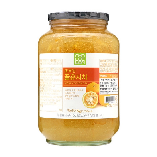 초록원 꿀유자차 2kg (2개)_이미지