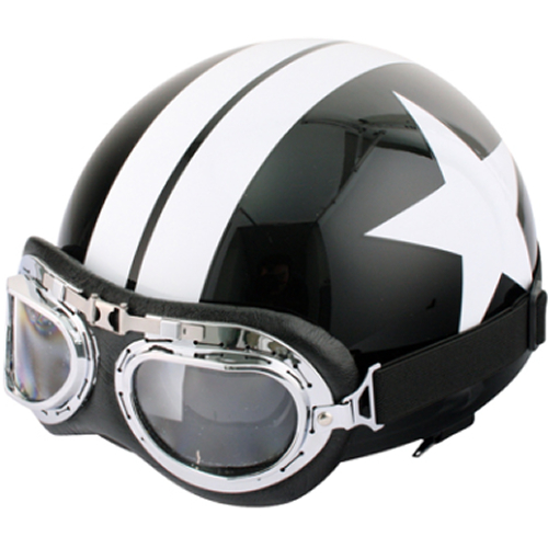 한미 빈티지 고글모 헬멧