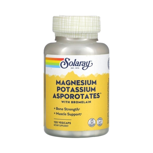 블루보넷 뉴트리션 마그네슘 칼륨 및 브로멜라인 120캡슐 (1개)