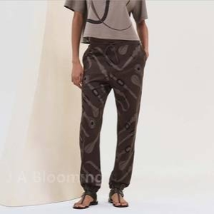 에르메스 Coaching Remix jogging pants 코칭리믹스 조깅팬츠 H5E4420DBDQ38 marron fusa