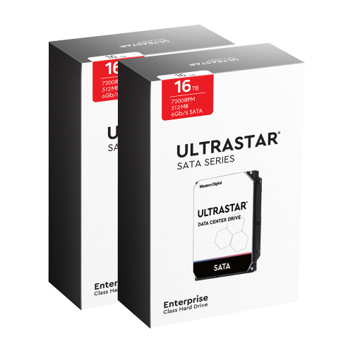 Western Digital Ultrastar DC HC550 박스 패키지 7200/512M WUH721816ALE6L4 (2x16TB)