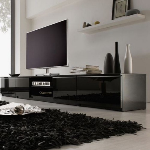 선경가구 르비아 GLASS 거실장세트 2700