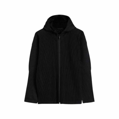 이세이미야케 옴므 플리세 먼슬리 후드 집업 블랙 HP51-JL126-15