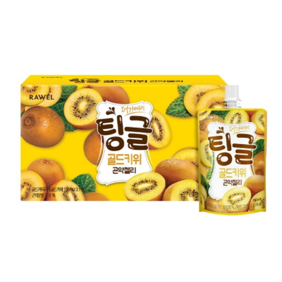 한국생활건강 로엘 팅글 골드키위 곤약<b>젤리</b> 12개입 960g