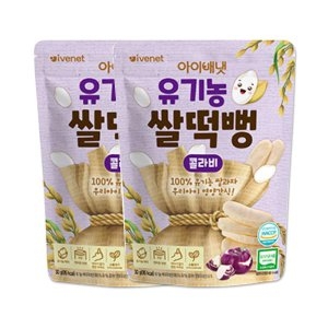 아이배냇 유기농 쌀떡뻥 콜라비 30g (2개)_이미지
