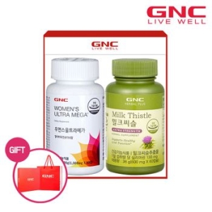  GNC 우먼스 멀티비타민 90정 + 밀크씨슬 60캡슐 [1개]