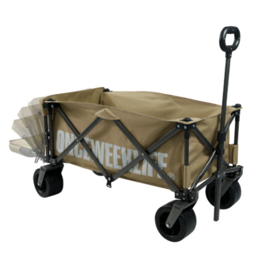 원스위크라이프 헤비 듀티 오픈형 캠핑 웨건