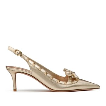 발렌티노 피라미드 스터드 데코레이티브 보우 슬링백 5W2S0IB8VVP R16