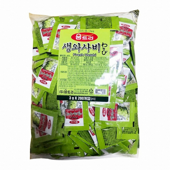 움트리 생와사비 3g (400개)