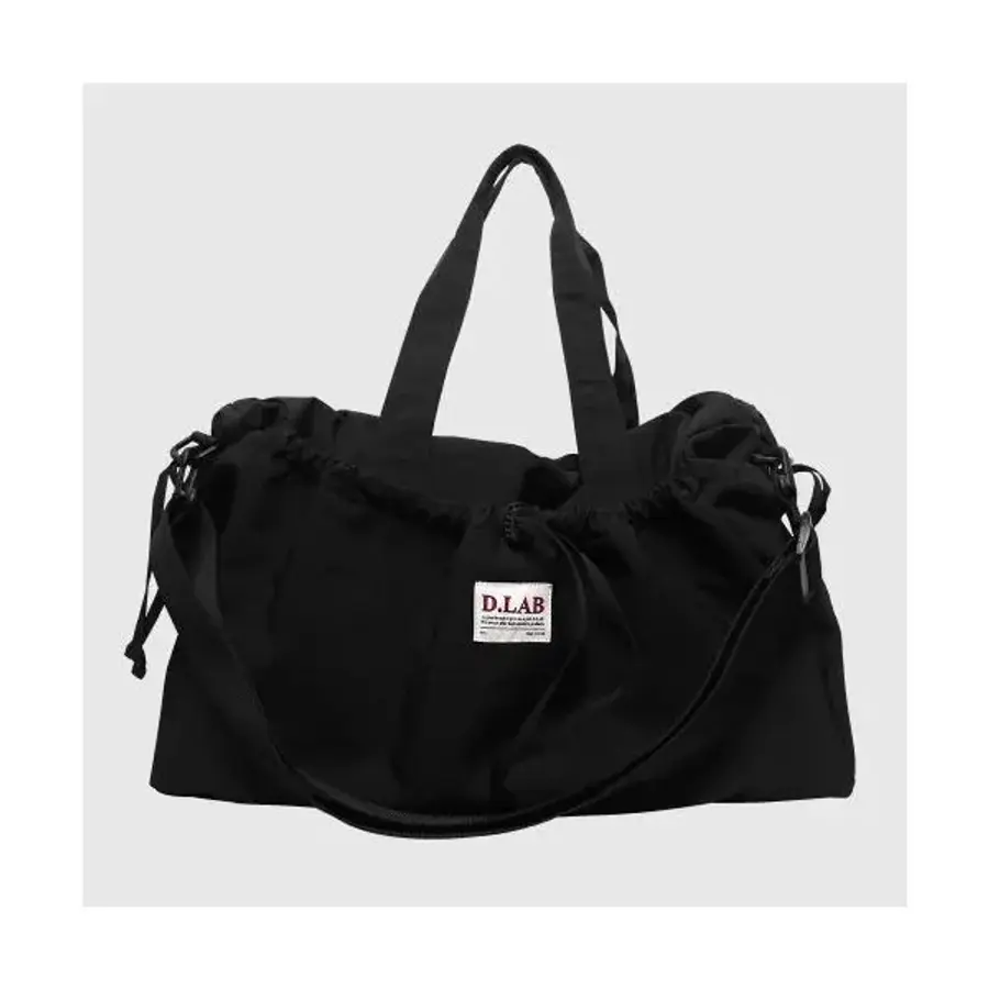 디랩 더플백 스트링 포켓 보스턴 트래블백 black 224949_이미지
