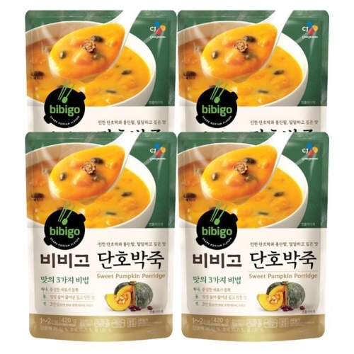 CJ제일제당 햇반 단호박죽 420g (4개)_이미지