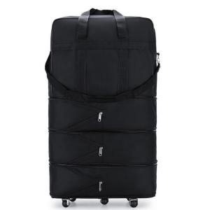 쿠잉 로로스키니 대형 여행 가방 3단확장 이민 LS0651 소형 블랙