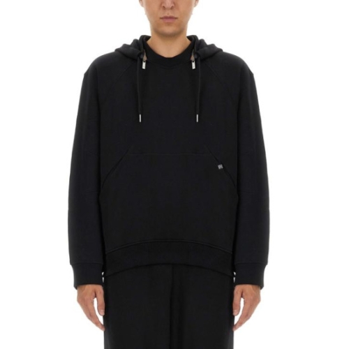 헬무트랑 후드 티셔츠 O06HM502 001 BLACK