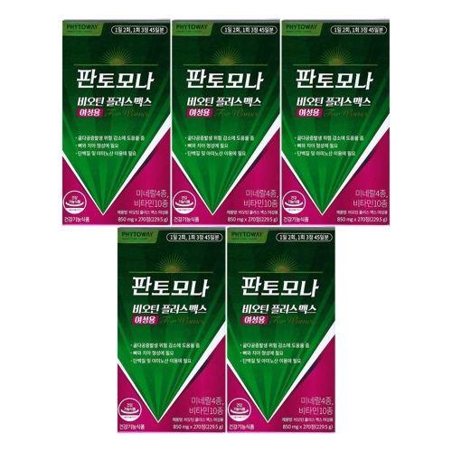 비오팜 판토모나 비오틴 플러스 맥스 여성용 850mg 270정 (5개)_이미지