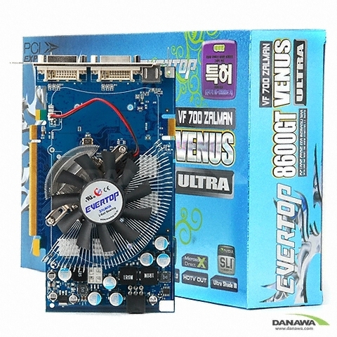 EVERTOP 지포스 8600GT 비너스 Ultra OC 1.0ns 256MB 잘만_이미지