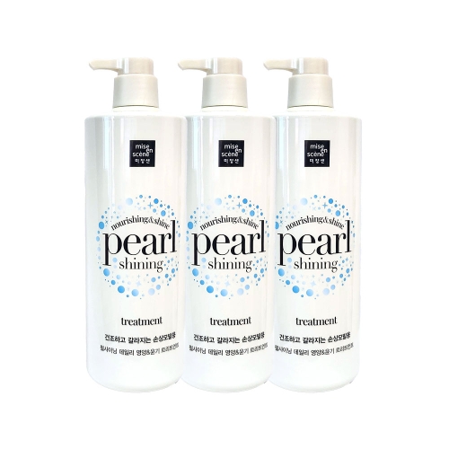 아모레퍼시픽 미쟝센 펄샤이닝 데일리 영양 윤기 트리트먼트 1000ml (3개)_이미지