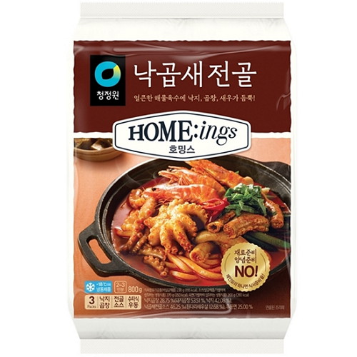 대상 청정원 호밍스 낙곱새 전골 800g (4개)_이미지