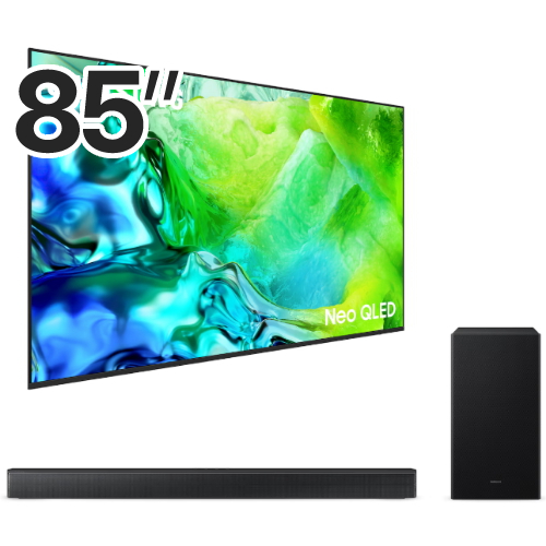삼성전자 네오QLED KQ85QNH80AFXKR (벽걸이+사운드바, HW-B650F)_이미지