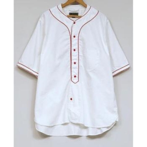 나이젤카본 NIGEL CABOURN 25 BASEBALL SHIRT SS TYPE2 80500011002 101 베이스볼 반팔 셔츠
